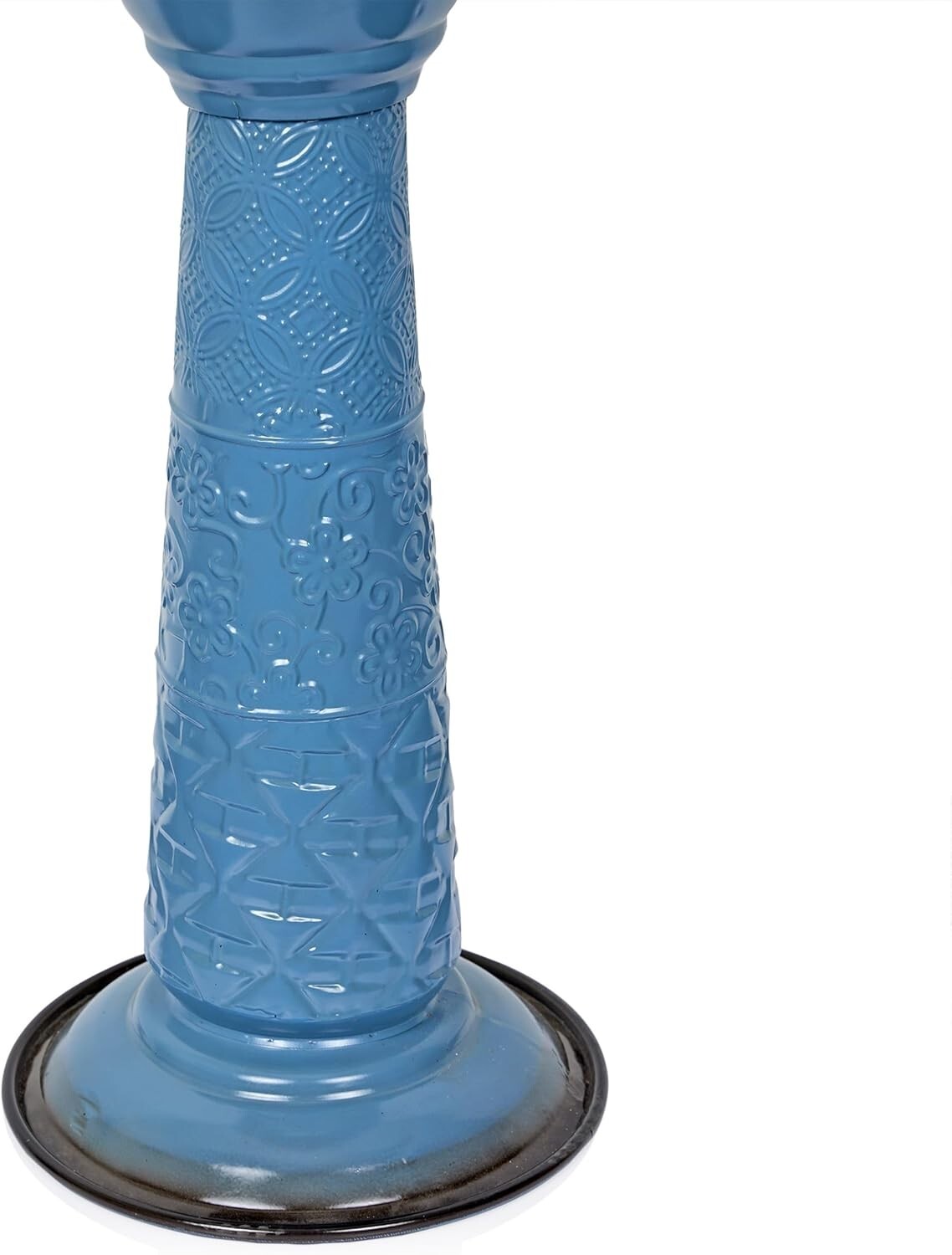 Captivating 28" Metal Birdbath - Perfect for Enchanting Outdoor Spaces