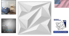 Load image into Gallery viewer, Luxury 3D Diamond Wall Panels, 33-Pack - Waterproof &amp; Fire-Resistant Design
