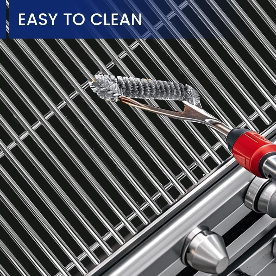 304 Stainless Steel 4-Pack Grill Grates Replacement for Broil King & Broil-Mate