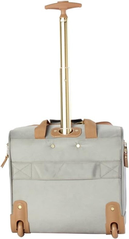 Lightweight Rolling Suitcase with 2 Wheels - Underseat Travel Bag for Women