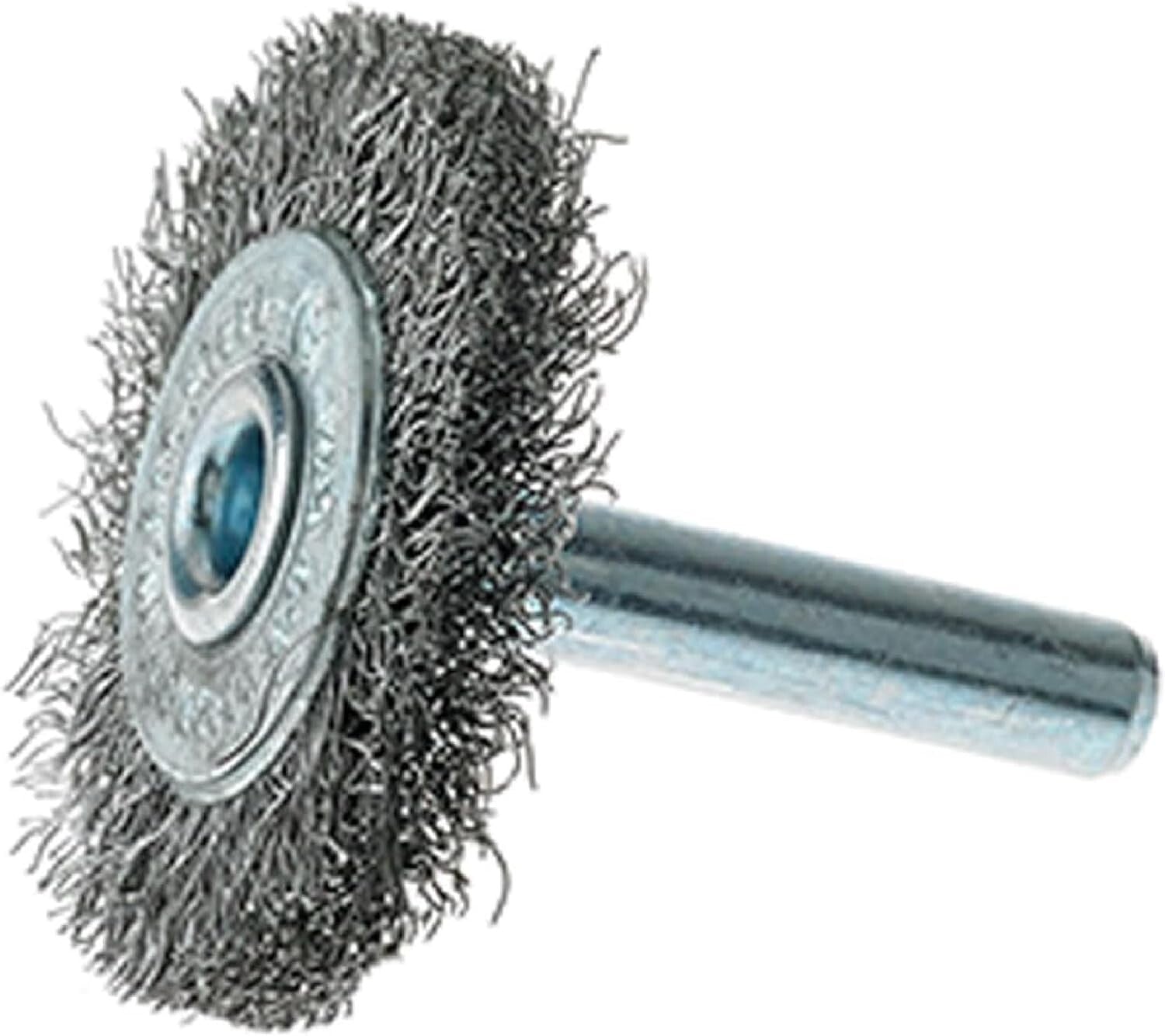 20-Pack Crimped Wire Wheels, 1-1/2" Diameter, 1/4" Shank for Heavy-Duty Grinding