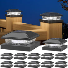 Load image into Gallery viewer, Bright LED Solar Post Lights - 4x4 Waterproof Yard Decor, 10+ Hours Illumination