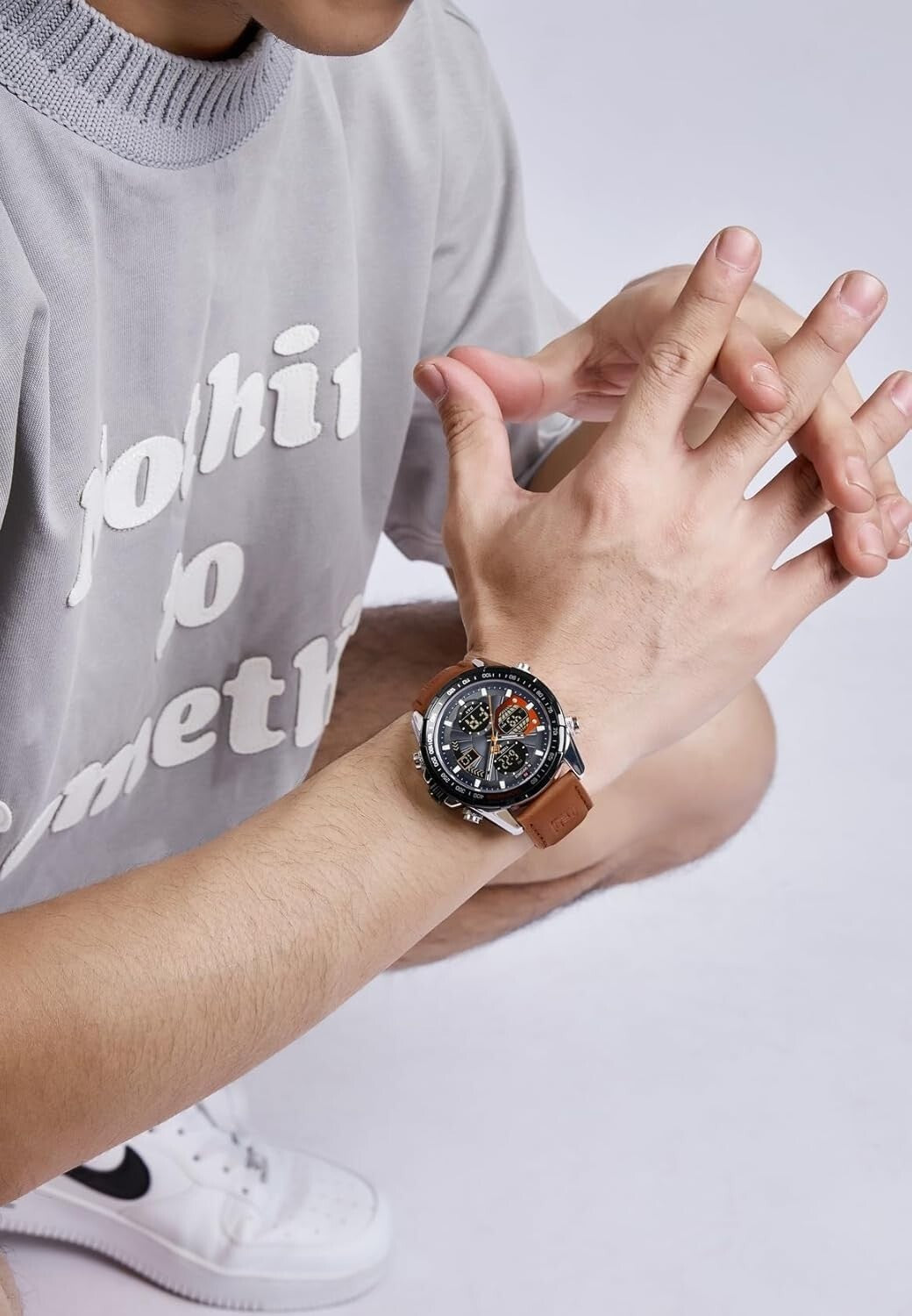 Elegant Men's Military Watch - Stylish Waterproof Fashion for Every Occasion