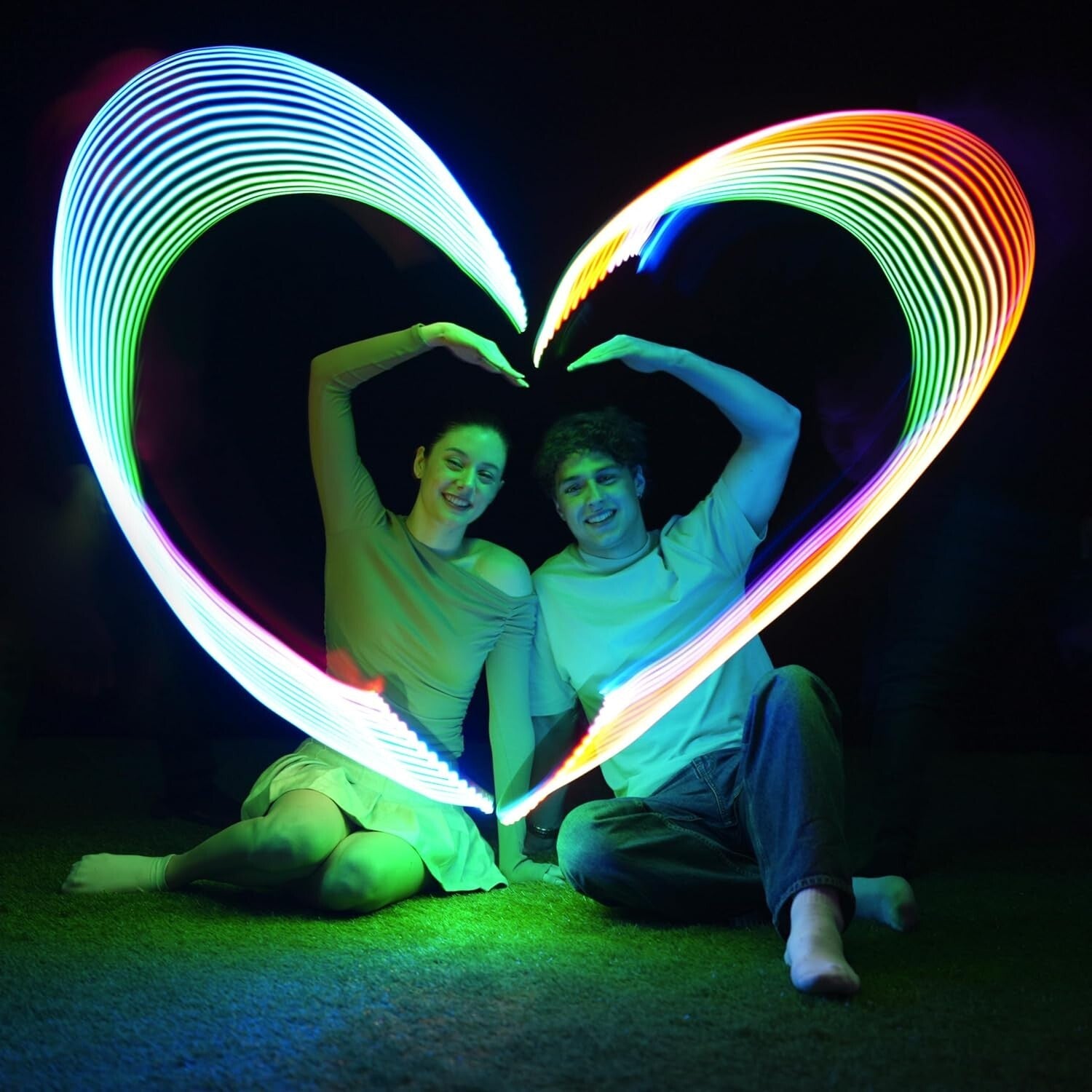 Safe Soft Rim Flying Ring - Auto Light Up with 4000 Throws, Ideal for Family Fun