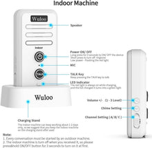 Load image into Gallery viewer, Wireless Intercom Doorbell Chime – 1/2 Mile Range, 20 Chimes &amp; Waterproof Design