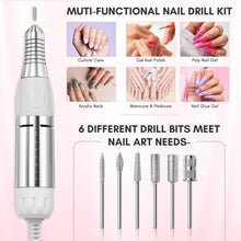Load image into Gallery viewer, High-Speed Nail Efile Machine with Adjustable RPM and Professional Accessories