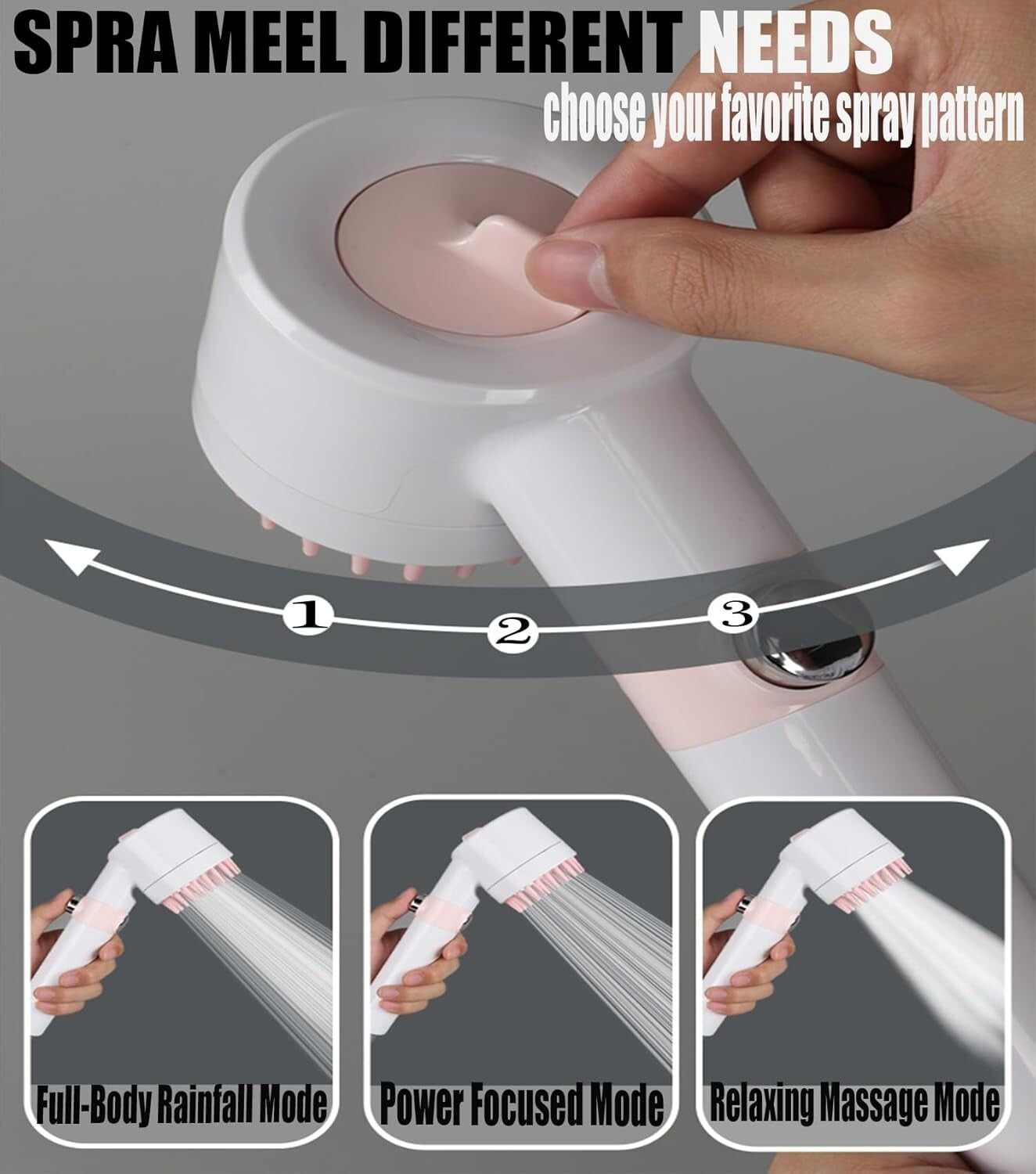 Filtered High Flow Shower Heads - Enjoy Spa-like Luxury with Low Water Pressure