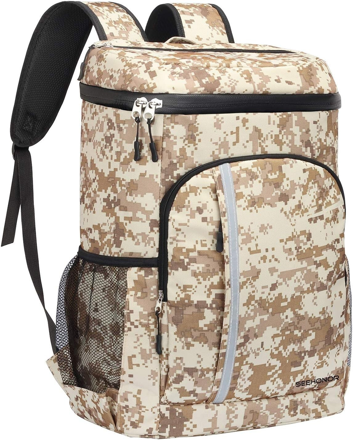 Durable Camouflage Insulated Backpack Cooler - Perfect for Picnics & Hiking