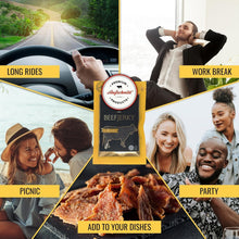 Load image into Gallery viewer, Keto-Friendly Teriyaki Grass-Fed Beef Jerky - Healthy On-the-Go Snack, 12-Pack