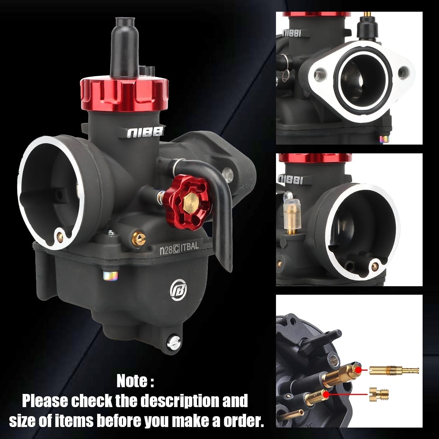 Performance-Driven Carburetor Designed for 200cc/250cc Engines - Anodized Finish