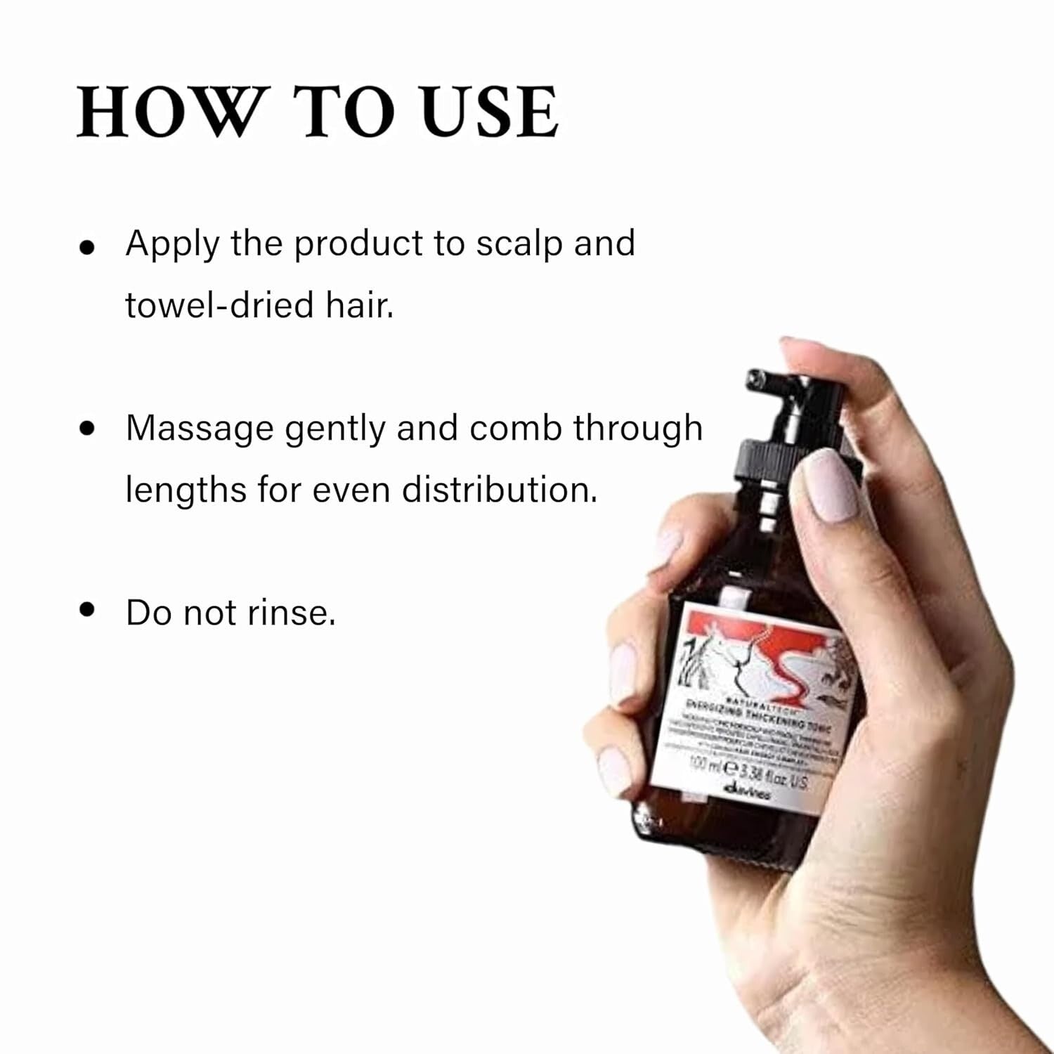 Naturaltech ENERGIZING Hair Treatment - Non-Greasy Thickening Tonic, 3.38 Fl Oz