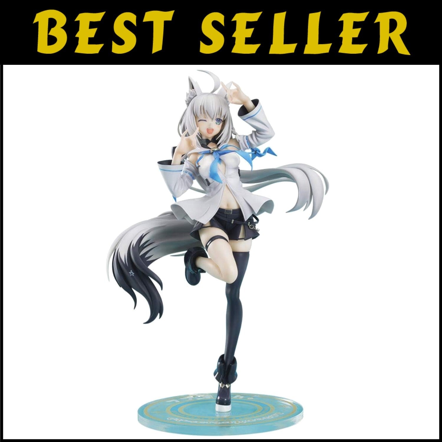 Official Shirakami Fubuki Figure - Intricately Designed Hololive Character