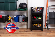 Load image into Gallery viewer, 3-Piece Jumbo Stackable Storage Container Set, Durable with Extra-Large Handles