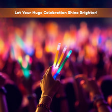 Load image into Gallery viewer, Long-Lasting Glow Sticks - 6" Neon Accessories for Parties &amp; Festivals - 100 ct