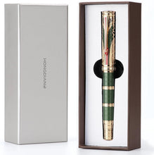 Load image into Gallery viewer, Elegant Metal Fountain Pen with Qin Dynasty Design - Fine Nib and Gift Box