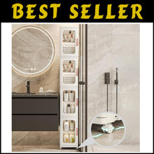 Load image into Gallery viewer, Compact 4-Tier Storage Organizer Cabinet with Adjustable Shelves - Modern White