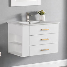 Load image into Gallery viewer, Stylish 25 Pack Champagne Bronze Handles with 5 Inch Center Spacing for Cabinets