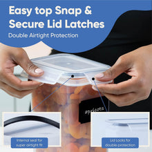 Load image into Gallery viewer, Eco-Friendly 24-Piece BPA-Free Storage Containers with Labels &amp; Measuring Spoon