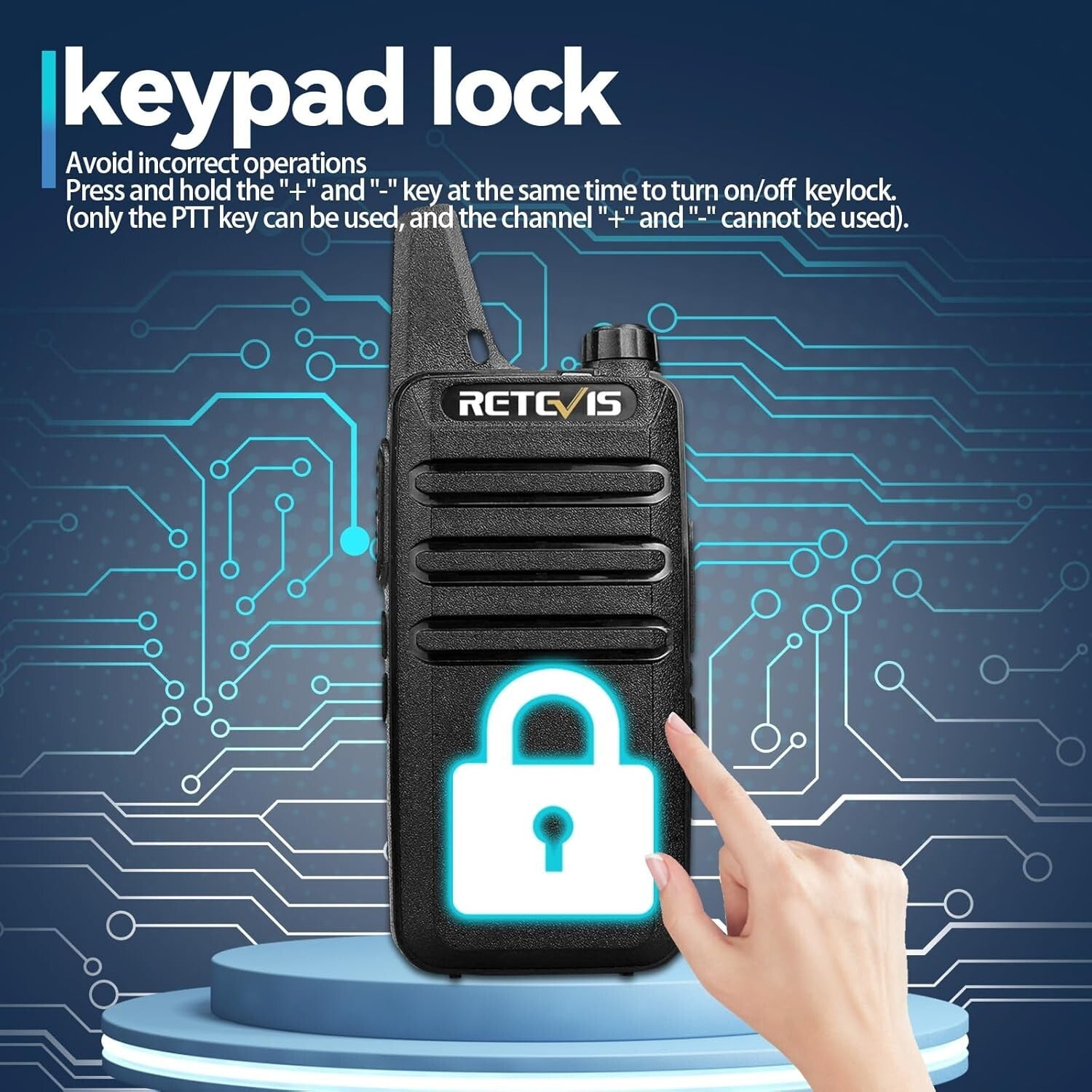 Efficient Walkie Talkies - 6 Pack Rechargeable Two-Way Radios with Multi Charger