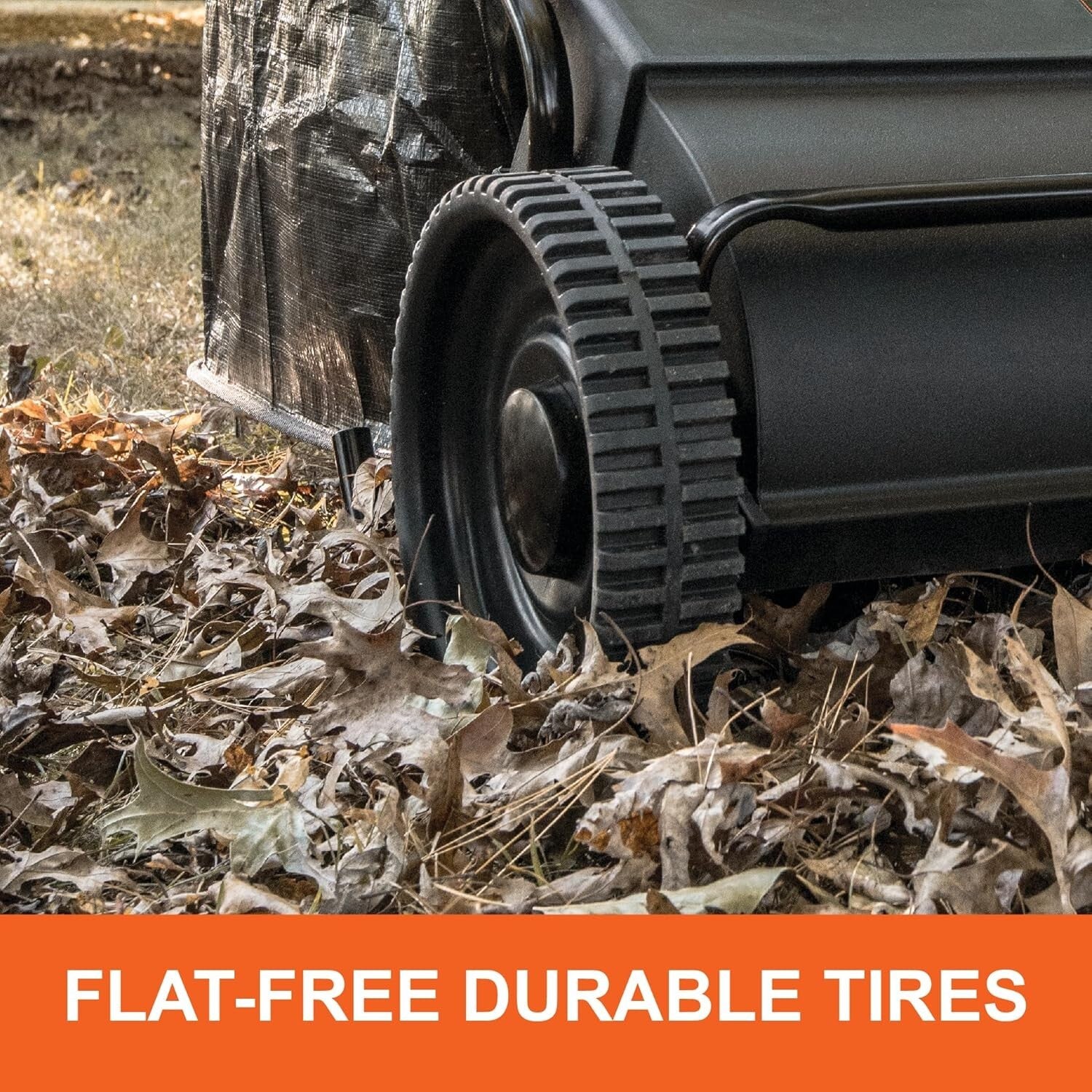 Efficient 26" Lawn Sweeper with Collapsible Bag - Perfect for Seasonal Yard Work