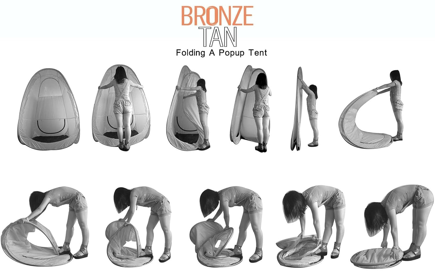 Professional Pop-Up Tan Tent for Effortless Spray Tan Sessions - Includes Case