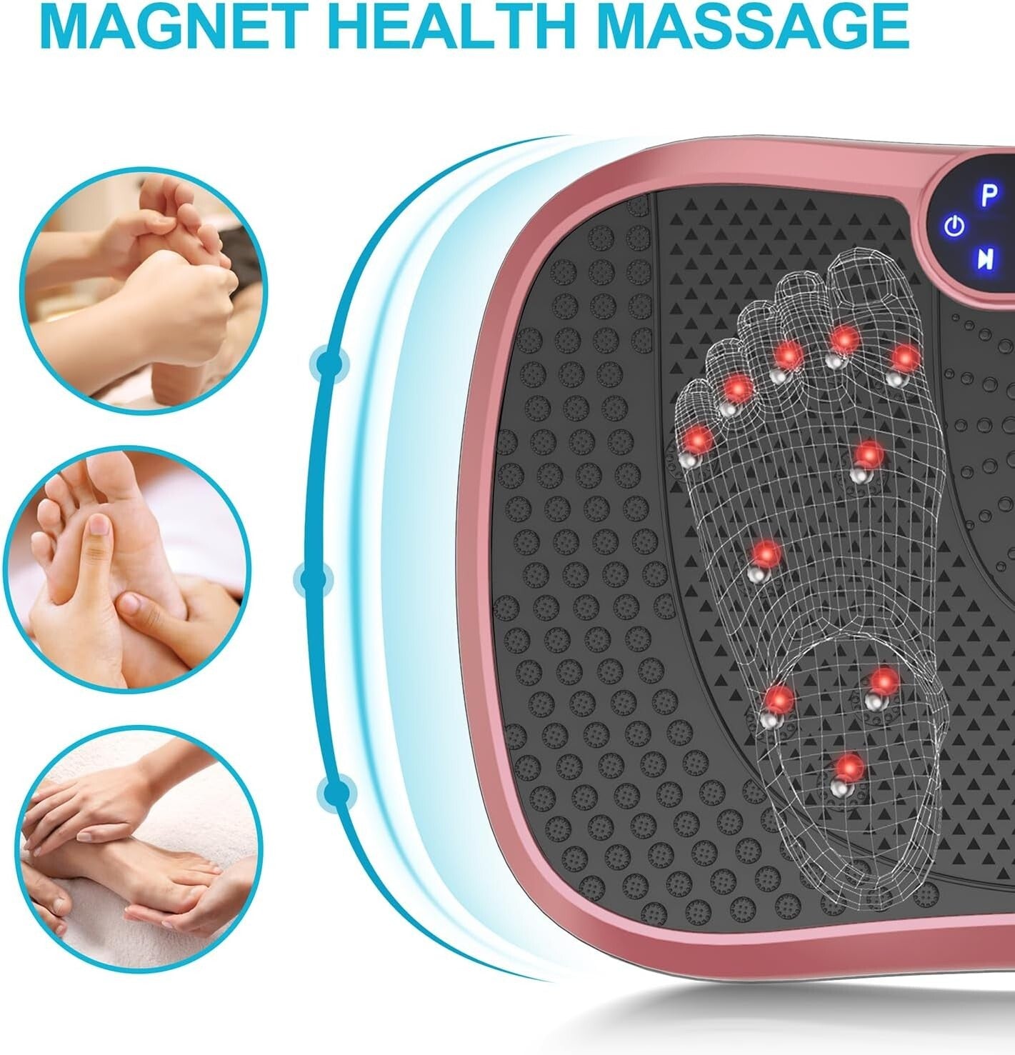 Bluetooth-Enabled Full Body Vibration Plate - Achieve Effective Workouts at Home