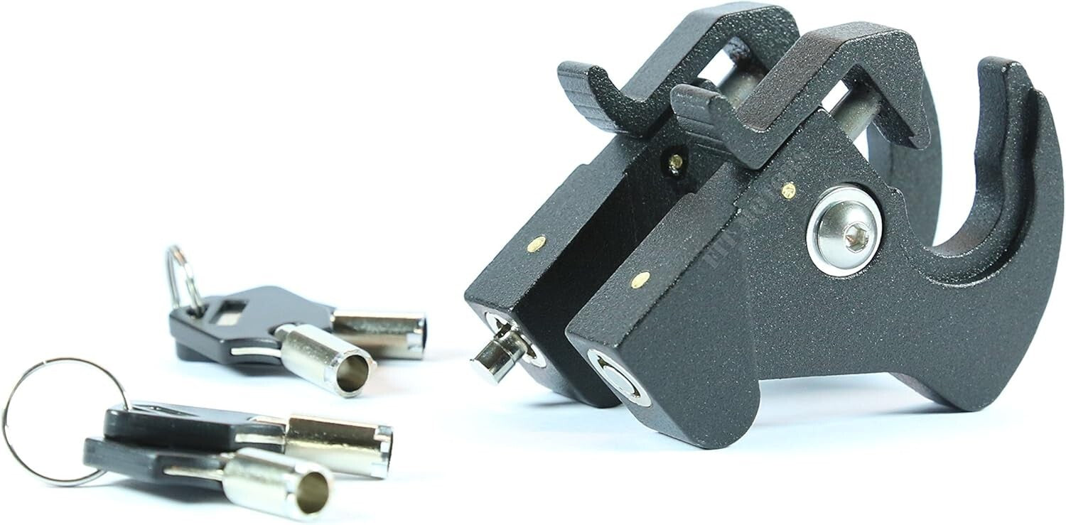 Advanced Black Locking Latches for Harley Sissy Bars - Total Security Solution