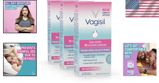 Unscented Prohydrate Moisturizer - 24 Pre-Filled Applicators for Vaginal Comfort