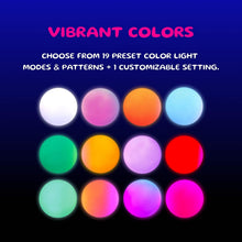 Load image into Gallery viewer, LED Juggling Glow Balls Set - Rechargeable, Professional Size, 20 Color Options