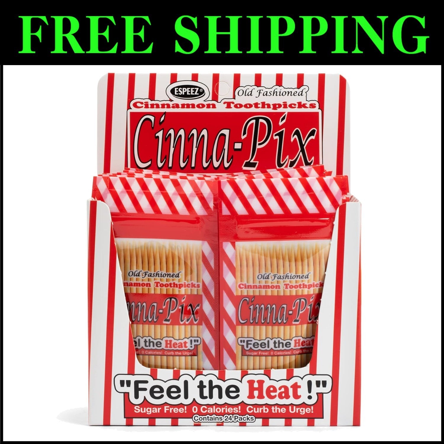 Old Fashioned Cinnamon Toothpicks - 24 Count Party Perfect Breath Fresheners