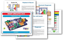 Load image into Gallery viewer, Hands-On Snap Circuits 203 Electronics Kit - 42 Modules for Fun Learning