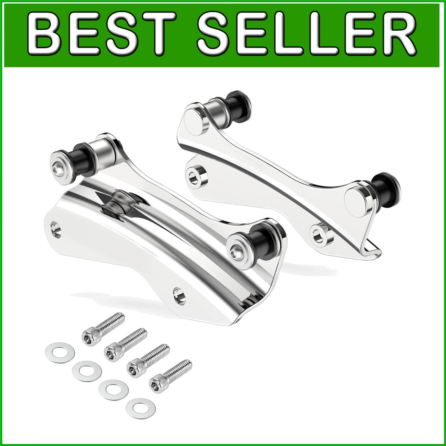 Durable Chrome 4 Point Docking System for Harley Davidson Touring Motorcycles