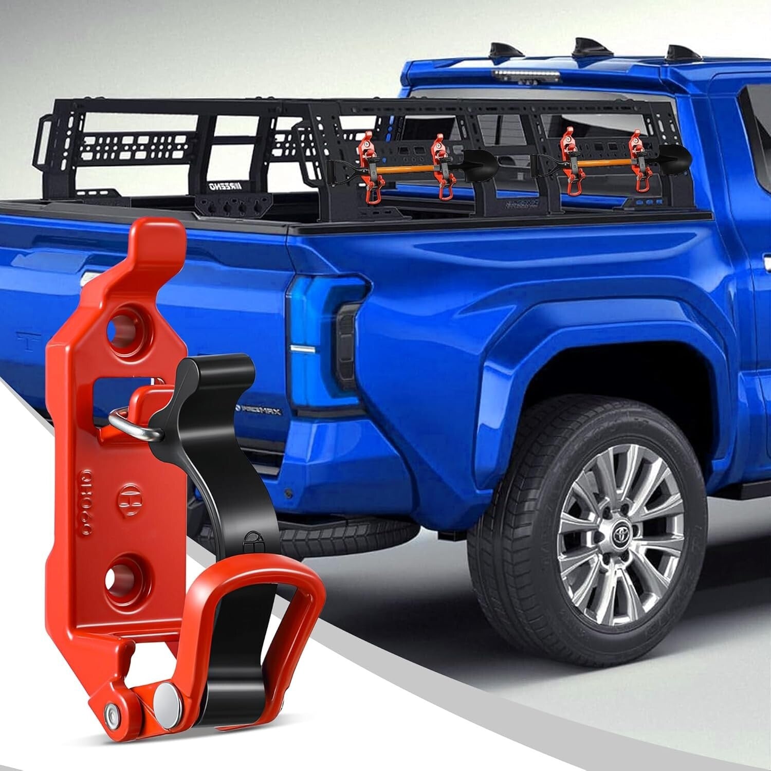 8 Heavy-Duty Shovel Holder Mounts for Trucks - Secure Tool Storage Solutions