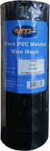 Load image into Gallery viewer, Weather Resistant Black PVC Coated Wire Mesh Fence - 24" x 50' for Gardens