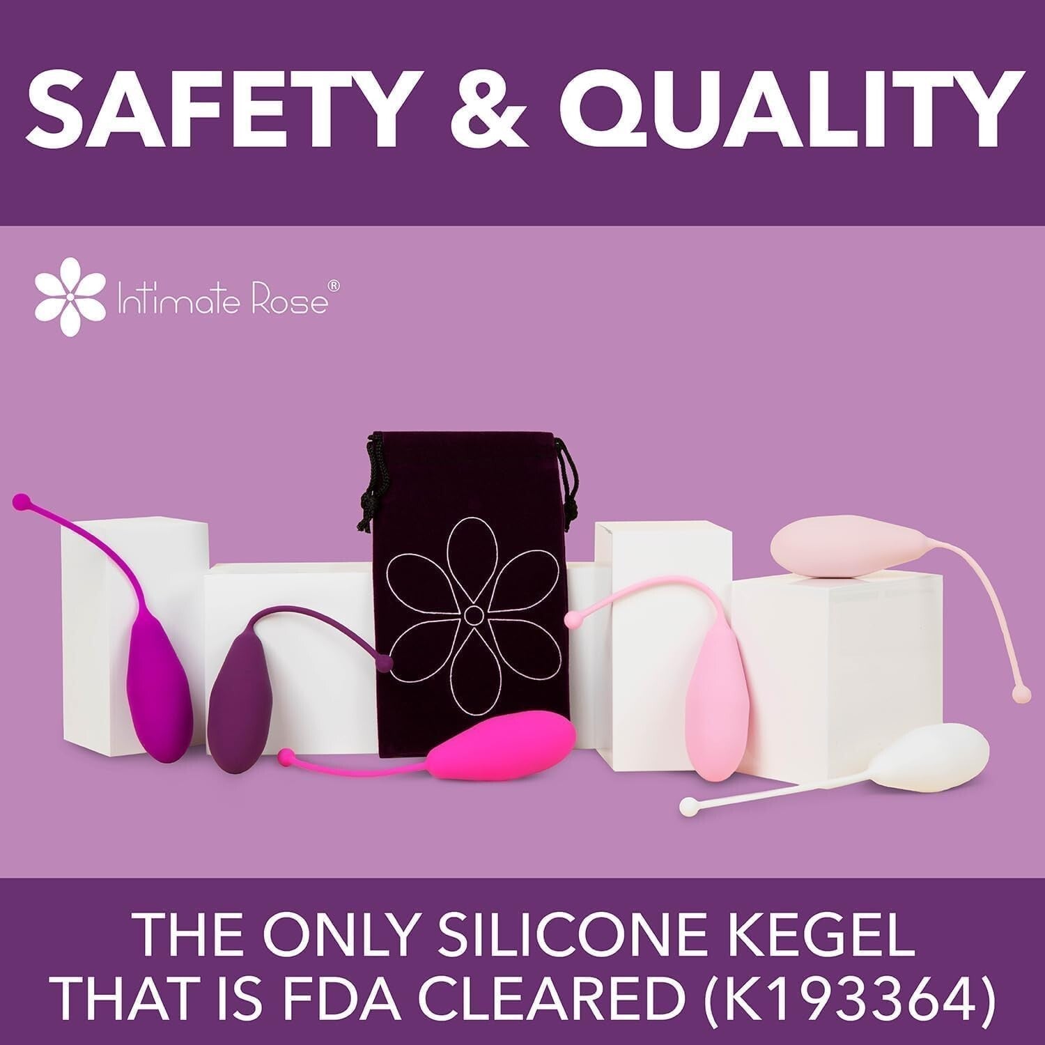 Doctor-Recommended Kegel Weights Training Kit - Pelvic Floor Solution for Women