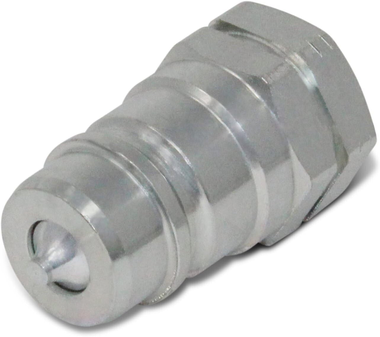 2 Sets of 3/8” Ag ISO 5675 Hydraulic Quick Connect Couplers - Red/Silver Finish