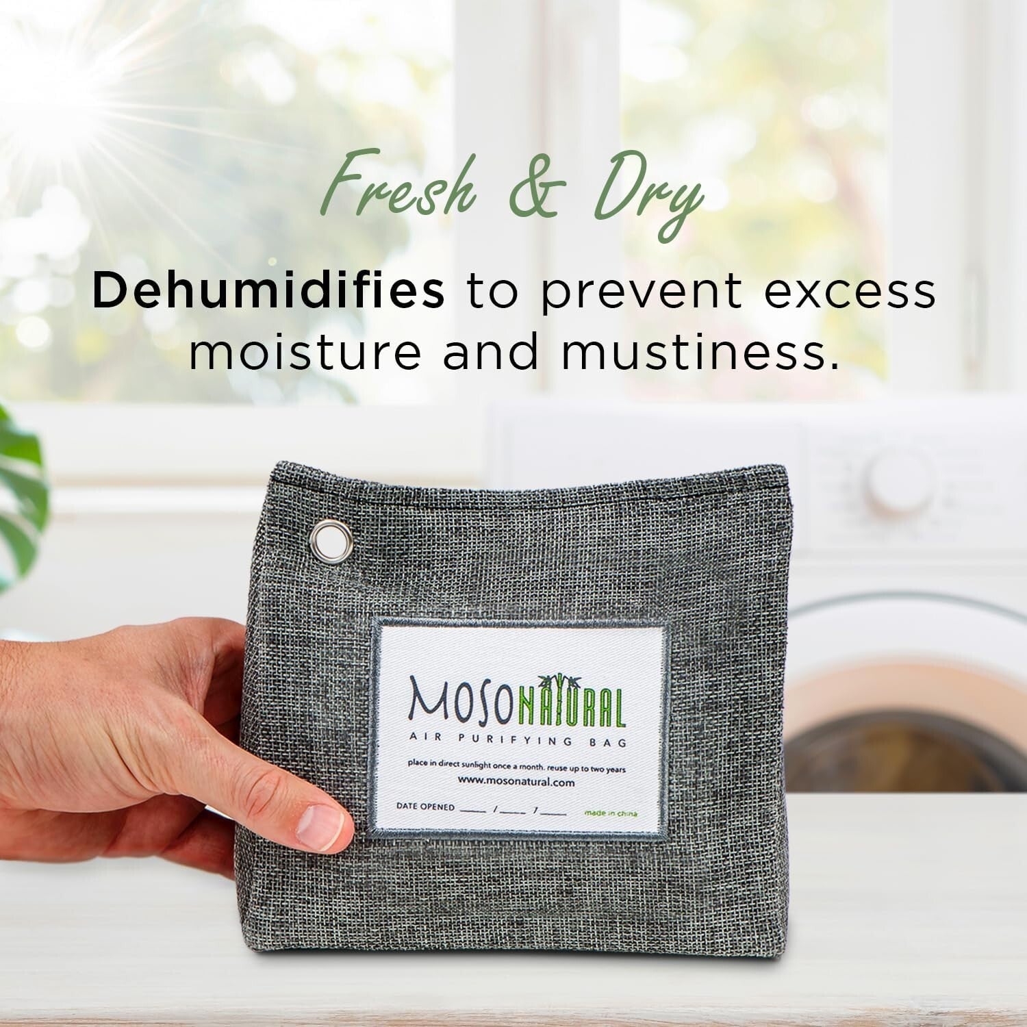 Versatile Bamboo Charcoal Air Purifying Bags for Home & Laundry Odor Control