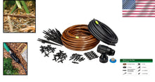 Load image into Gallery viewer, Advanced Drip Irrigation Raised Bed Watering Kit with Pressure Regulator &amp; Timer