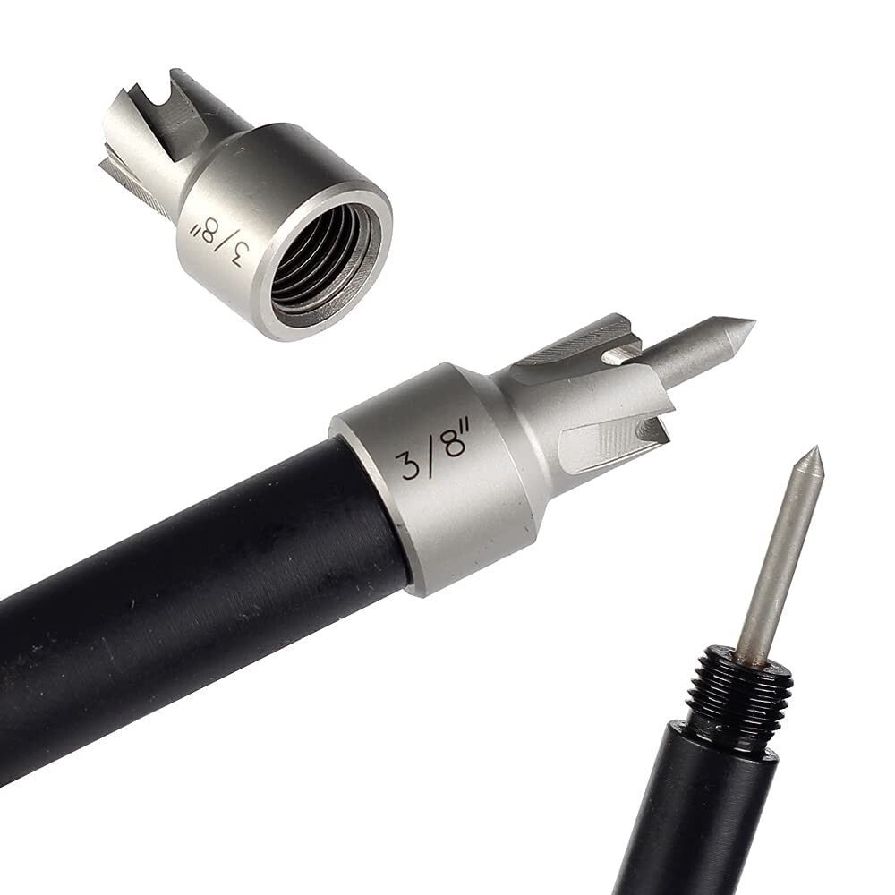 5-Pack 3/8 Inch Spot Weld Cutters for Efficient Metal Sheet Hole Drilling