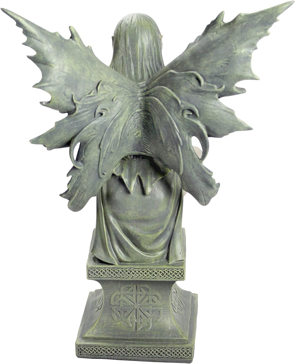 Celtic Fairy Garden Statue - Large 19" Fairy with Butterfly Wings in Two Tone