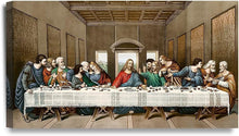 Load image into Gallery viewer, Leonardo da Vinci's The Last Supper Canvas - 32x18 Giclee Print for Home Styling