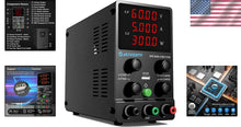 Load image into Gallery viewer, Variable 300W DC Power Supply with 4-Digit LED Display and Coarse Adjustment