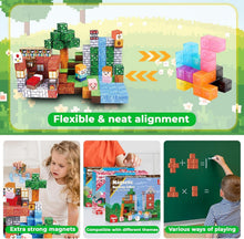 Load image into Gallery viewer, Colorful 150PCS Magnetic Stacking Blocks - Engage and Inspire Young Minds