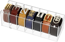Load image into Gallery viewer, Compact Acrylic Belt Organizer for Large Buckles - Stylish Storage Solution