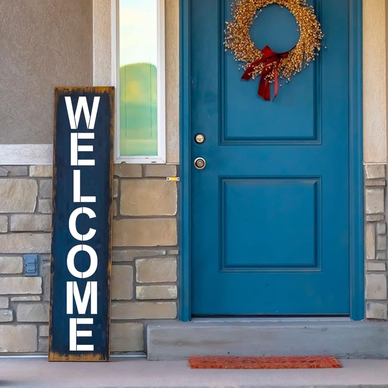 Classic 18-Inch Stencil Set - 36 Reusable Plastic Templates for DIY Projects