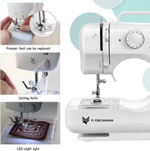 Load image into Gallery viewer, Versatile Mini Sewing Machine for Beginners - Complete Kit &amp; Dual Power Design