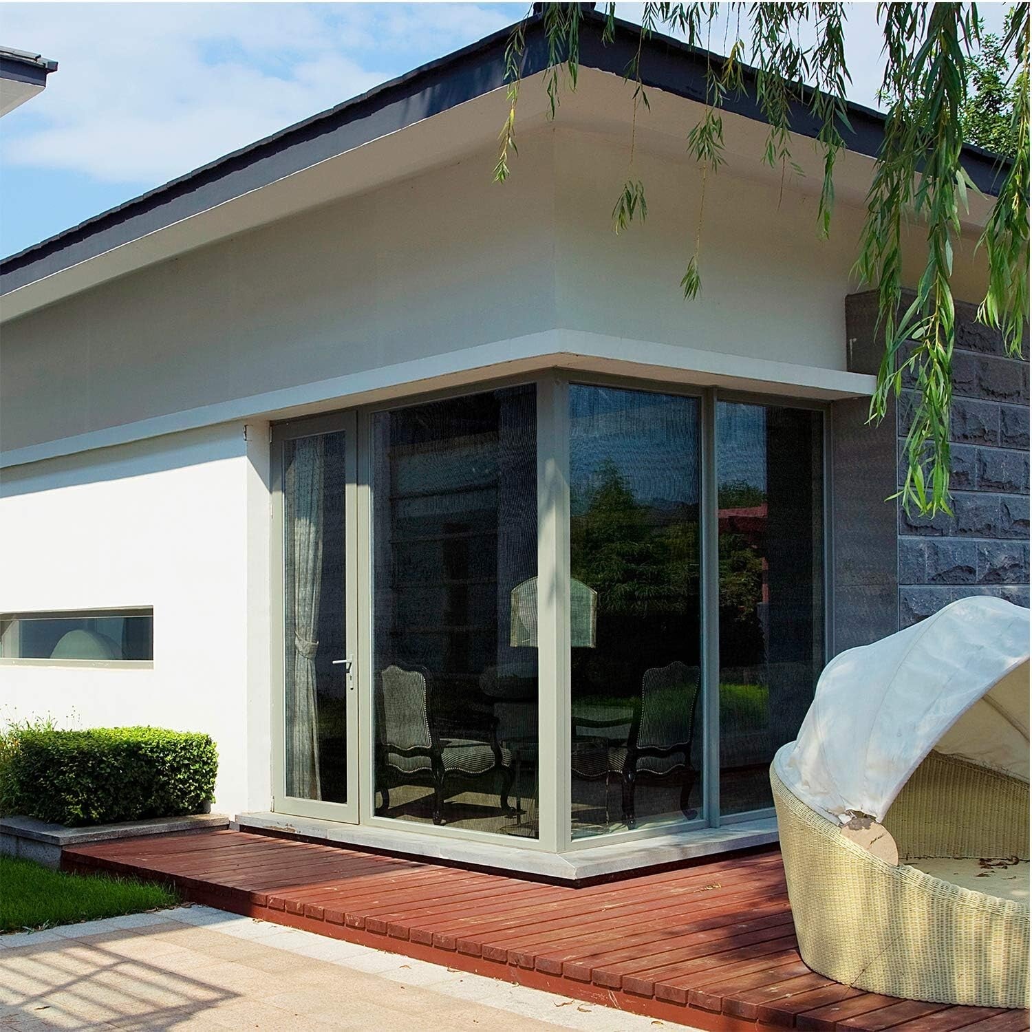 Durable Fiberglass Window Screen Roll - Easy Install & Cut to Size 36"x100'