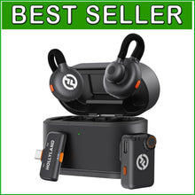 Load image into Gallery viewer, Professional Lavalier Microphone with App Control &amp; 2 Transmitters for Streaming