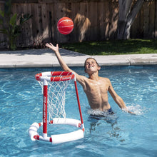 Load image into Gallery viewer, Splash Hoop 360 Floating Pool Basketball Game with 2 Balls &amp; Pump - Choose Color