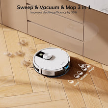 Load image into Gallery viewer, LiDAR Mapping Robot Vacuum with Long-Lasting Self-Empty Station for Smart Homes